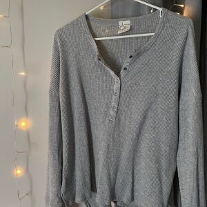 AERIE WAFFLE KNIT SWEATER